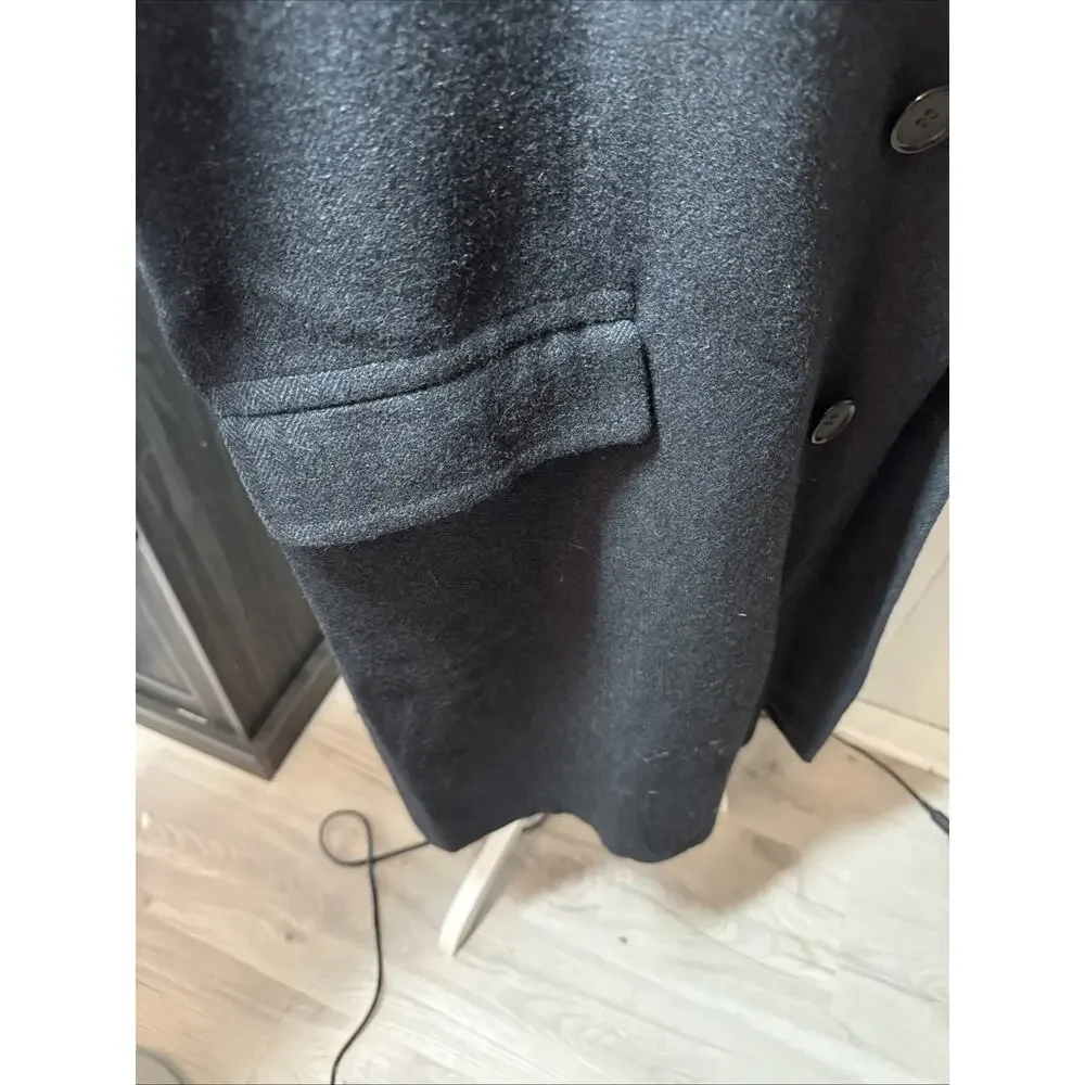 Botany Men's Vintage 500 Charcoal Trench Coat Size 40R